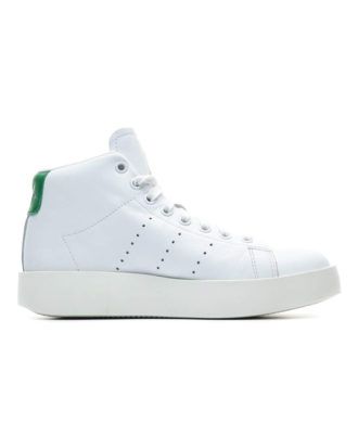 Adidas Originals Stan Smith Bold MID W Shoes - White and Green
