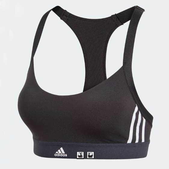 Adidas Black Sports Bra Size 4X (Plus) - 52% off