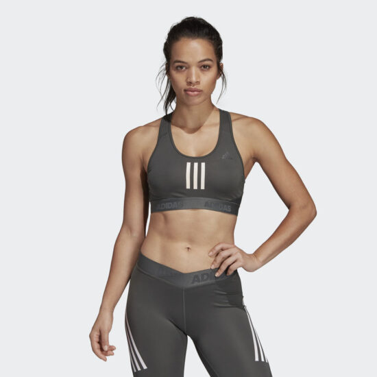 DT4028-Adidas Dont Rest Alphaskin Sport + Padded 3-Stripes Bra-3