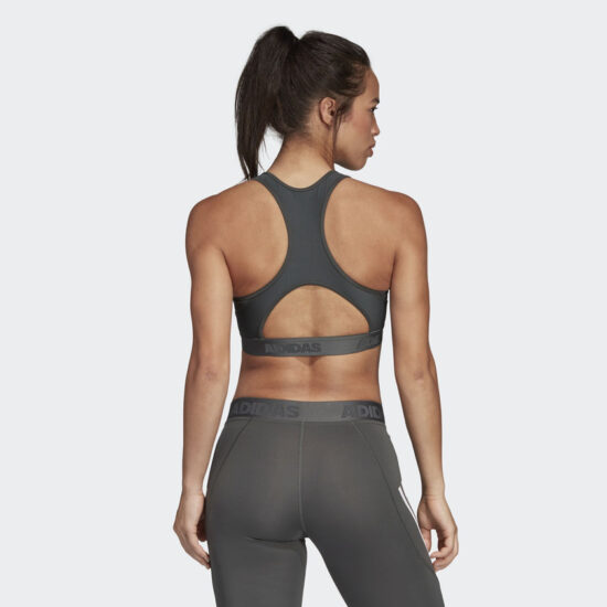 DT4028-Adidas Dont Rest Alphaskin Sport + Padded 3-Stripes Bra-4