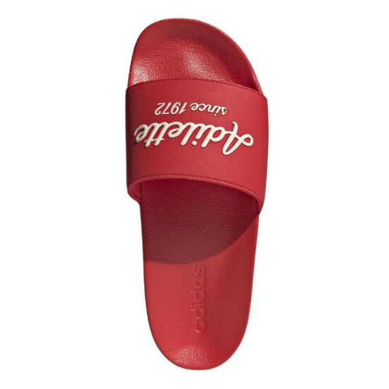 2-Adidas Adilette Shower Slides – Vivid Red