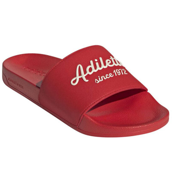 4-Adidas Adilette Shower Slides – Vivid Red