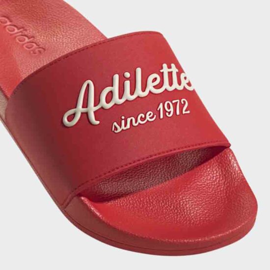 GW8751-Adidas Adilette Shower Slides - Vivid Red