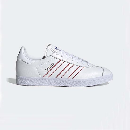 GX9882-Adidas Originals Gazelle Shoes - Cloud White