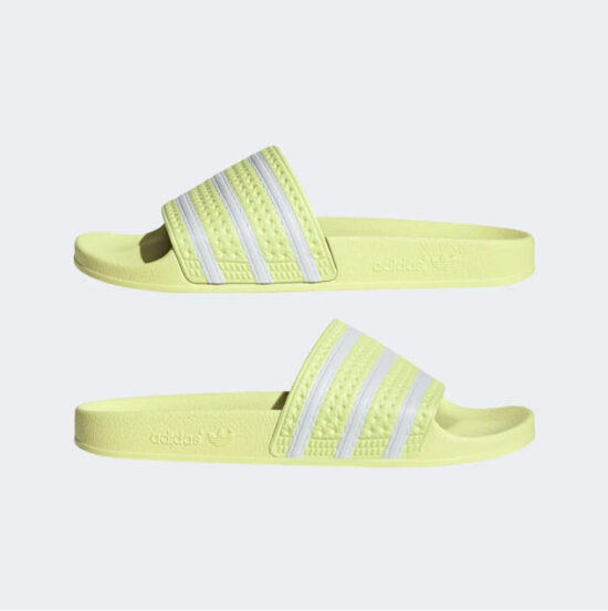 H03200-Adidas Originals Adilette Slides - Pulse Yellow