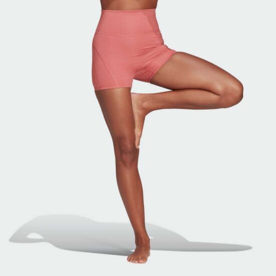 3-Adidas Yoga Studio Luxe Fire Super High Rise Short Leggings