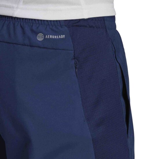 5-Adidas Own the Run 3 Stripes Aeroready Shorts