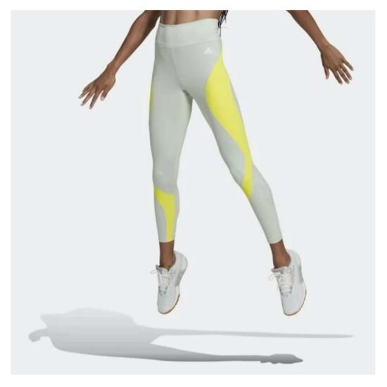 HN9914-Adidas Training Essentials HIIT colourblock 78 leggings-3