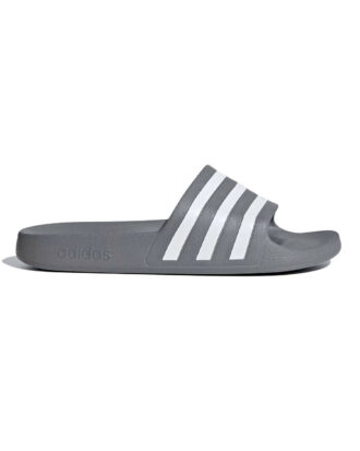 1-Adidas Adilette Aqua Slides – Grey One