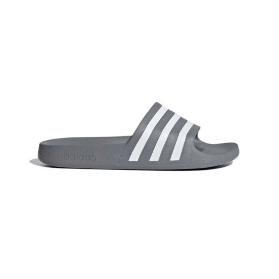 1-Adidas Adilette Aqua Slides – Grey One