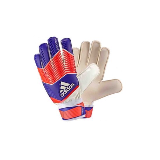 Stylish goalkeeper gloves Adidas Predator Training. Made of high-quality materials. The palm of dense latex perfectly absorbs impact load. Have a comfortable and tight fit. There are special zones for air circulation. Adidas Predator Training gloves are an excellent choice for the game and training process. Latex 3 mm.