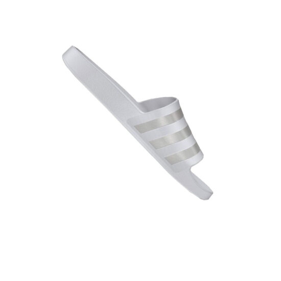 2-Adidas Adilette Aqua Slides – White