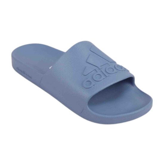 2-Adidas Aquo Slip On Slides – Slate