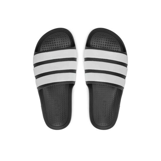 3-Adidas Adilette Flow Slides – Core Black