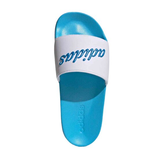 3-Adidas Adilette Shower Slides – Blue Rush