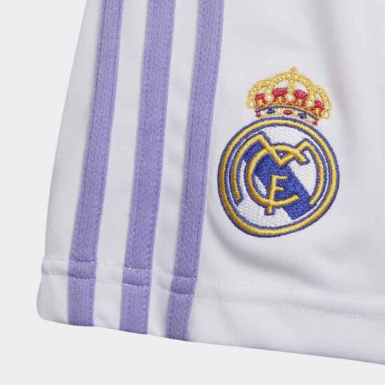 3-Adidas Real Madrid Football Home Shorts