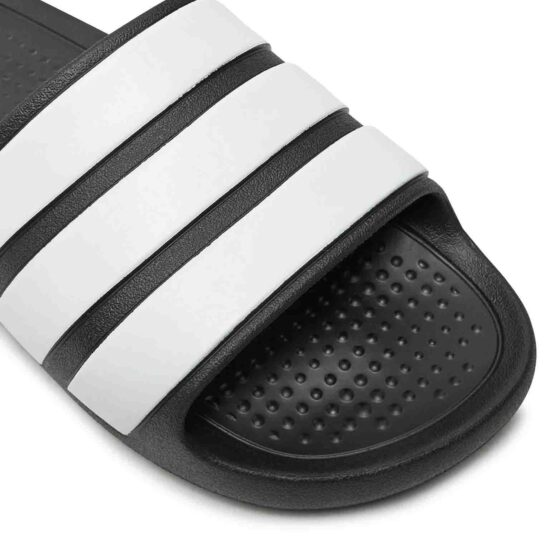 5-Adidas Adilette Flow Slides – Core Black
