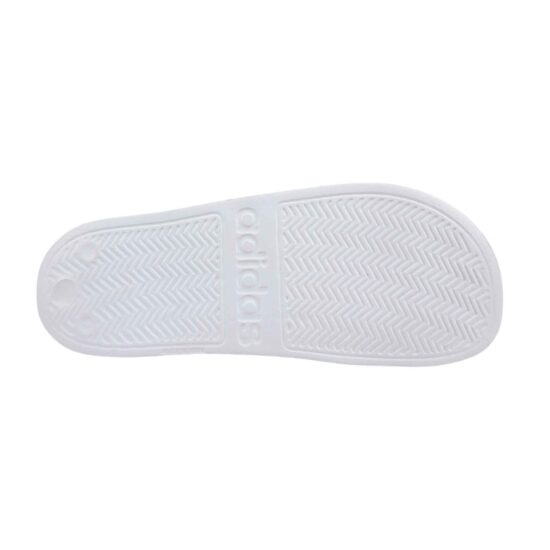 5-Adidas Adilette Shower Slides – Cloud White