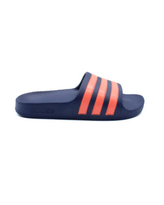 1-Adidas Adilette Aqua Slides – Dark Blue