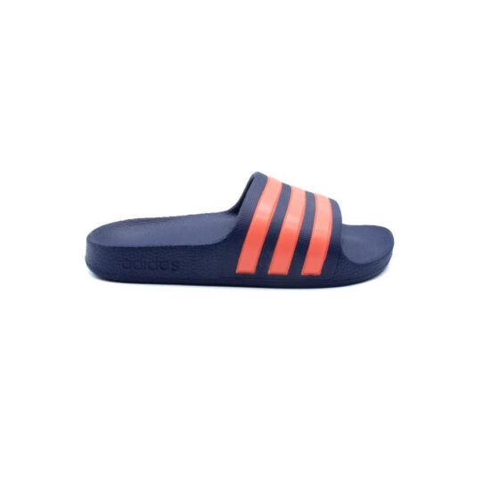 1-Adidas Adilette Aqua Slides – Dark Blue