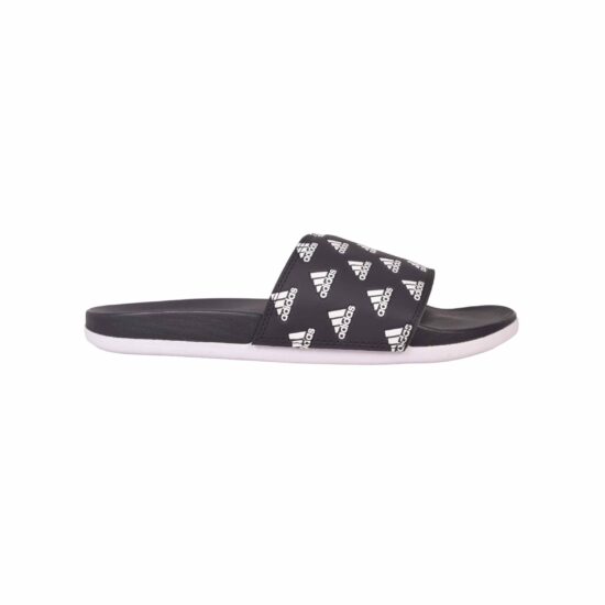 1-Adidas Adilette Comfort Slides – Core Black