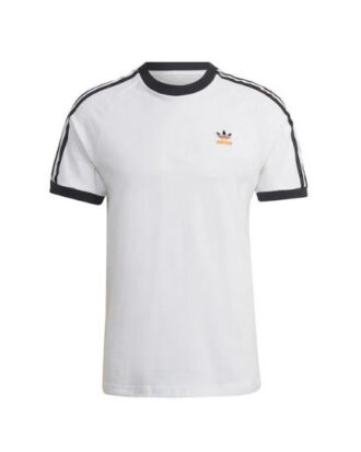 1-Adidas Originals 3 Stripes FB Nations Tee – White & Black