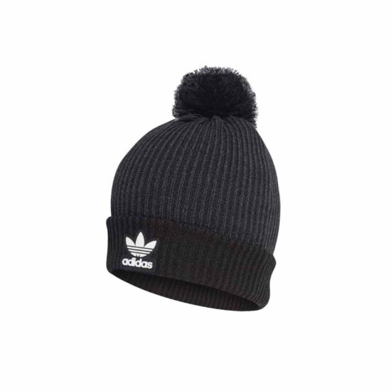 H35510-Adidas Originals Adicolor Collegiate Pom Beanie – Black