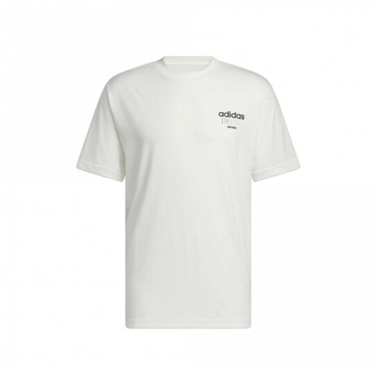 1-Adidas Originals Basketball Streetball Graphic Tee – Off White