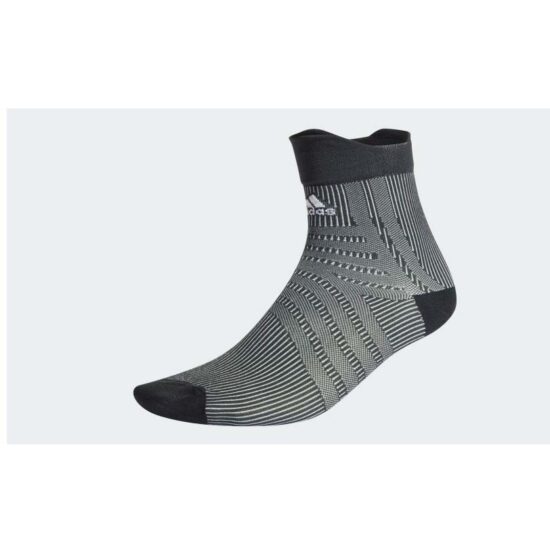 1-Adidas Performance Graphic Quarter Socks – Black – Pack of 1