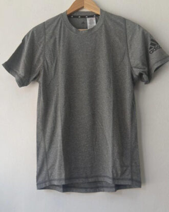1-Adidas Plain T Shirt – Grey