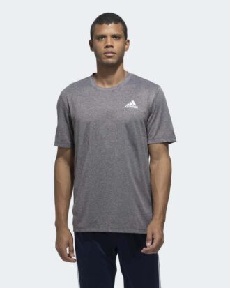 1-Adidas Plain T Shirt – Grey