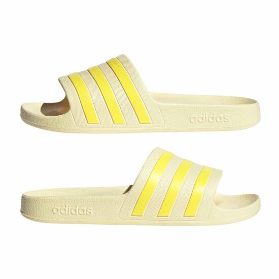 2-Adidas Adilette Aqua Slides – Almost Yellow