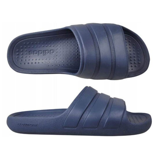 2-Adidas Adilette Flow Slides – Shadow Navy