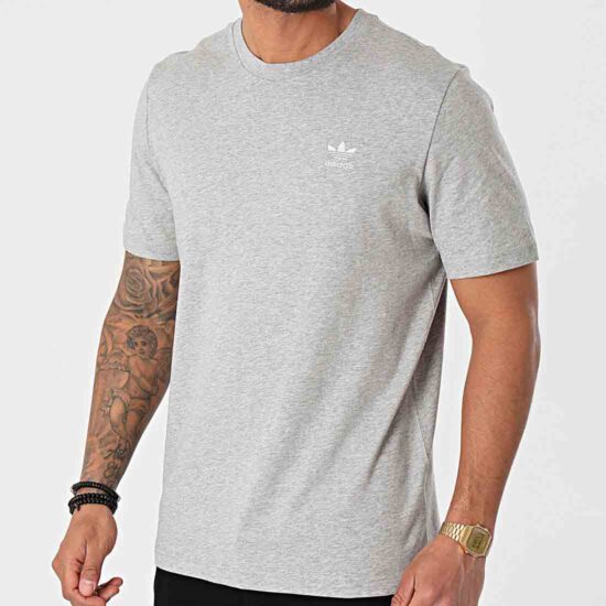 2-Adidas Originals Adicolor Essentials Trefoil Tee – Grey