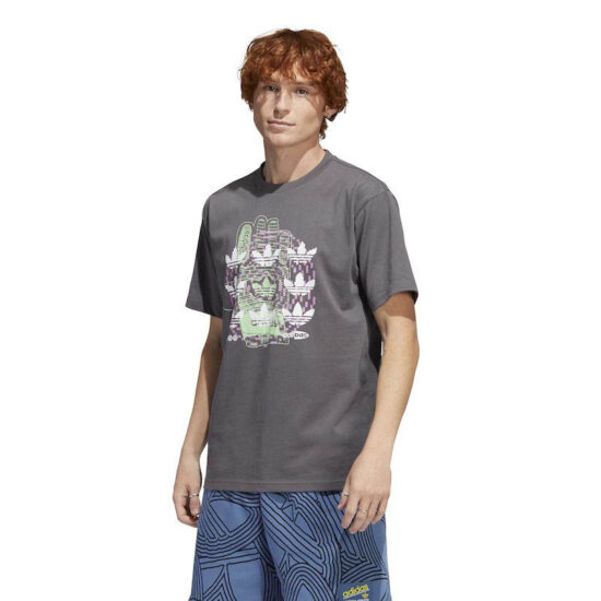 2-Adidas Originals Hypersport Multi Trefoil Tee – Grey