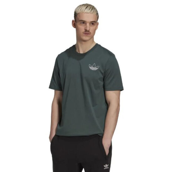 2-Adidas Originals Trefoil Series Style Tee – Mineral Green