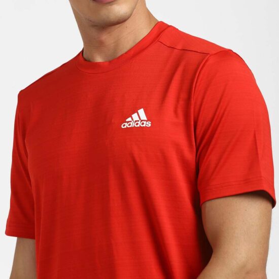 2-Adidas Round Neck Tee – Red