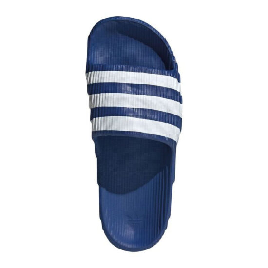 3-Adidas Adilette 22 Slides – Royal BlueCloud White