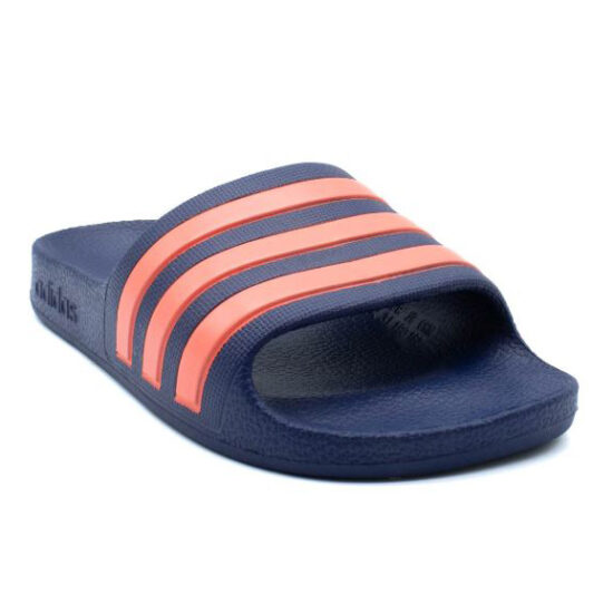 3-Adidas Adilette Aqua Slides – Dark Blue