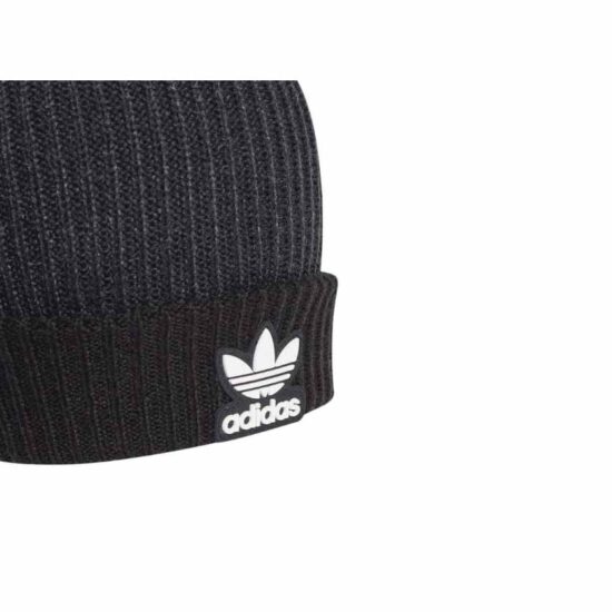 3-Adidas Originals Adicolor Collegiate Pom Beanie – Black