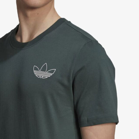 3-Adidas Originals Trefoil Series Style Tee – Mineral Green