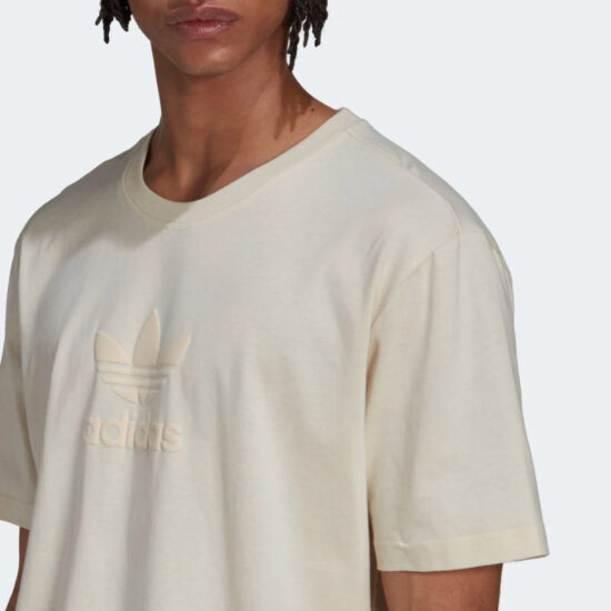 3-Adidas Originals Trefoil Tee – Cream