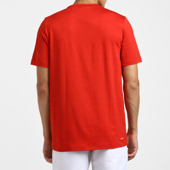 3-Adidas Round Neck Tee – Red