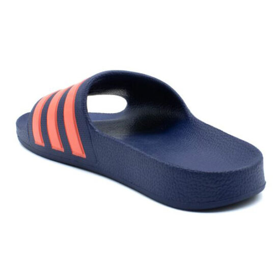 4-Adidas Adilette Aqua Slides – Dark Blue