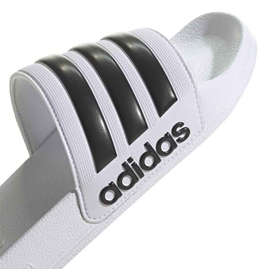 4-Adidas Adilette Shower Slides – Cloud White