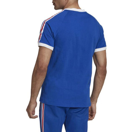 4-Adidas Originals 3 Stripes FB Nations Tee – Royal Blue