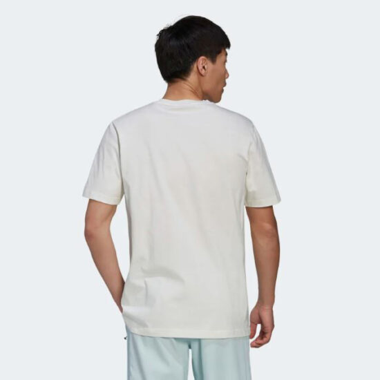 4-Adidas Originals Adventure Mountain Front Tee – Off White