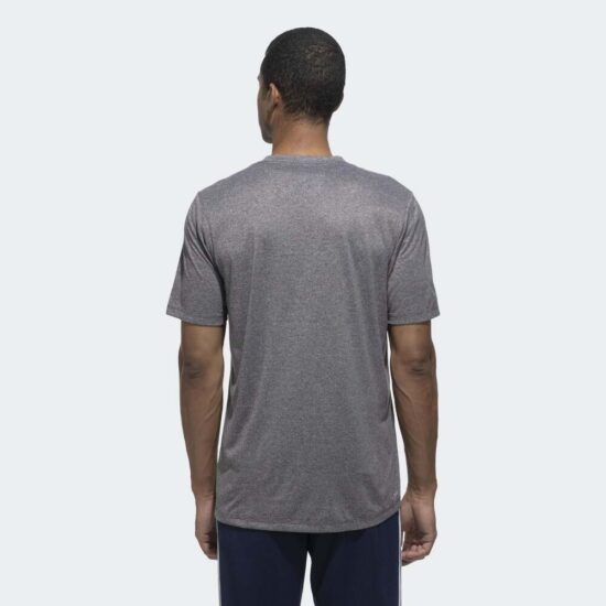 4-Adidas Plain T Shirt – Grey