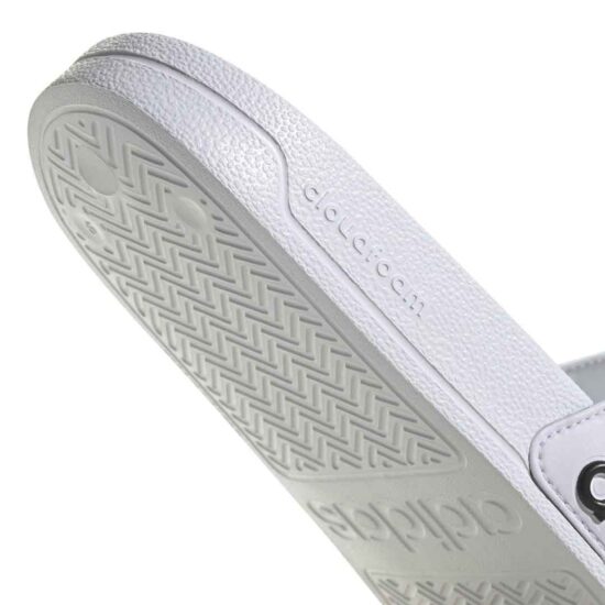 5-Adidas Adilette Shower Slides – Cloud White