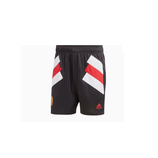 HT2001-Adidas Manchester United Icon Shorts (Black)